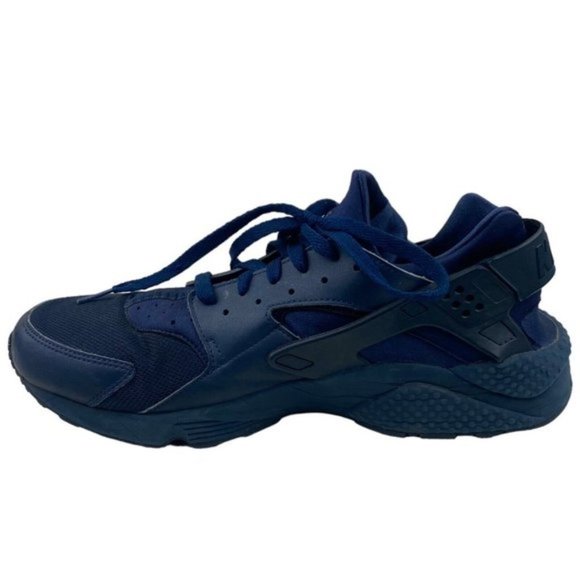 Nike Men's Air Huarache Triple Navy  Blue 2017 318429-440  US 13 - Picture 6 of 13